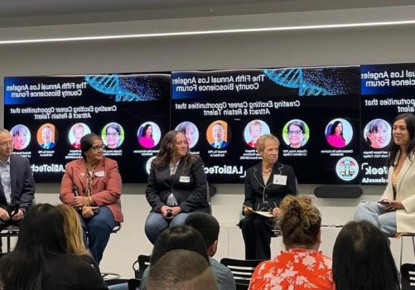 panelists at the 5th Annual LA County BioScience Forum