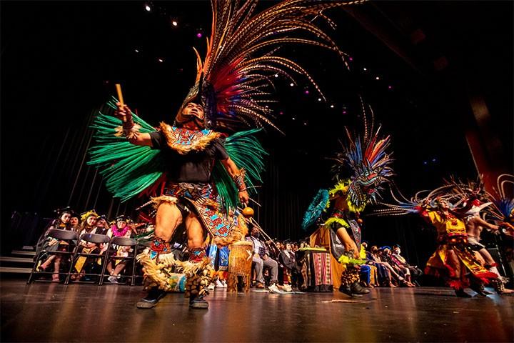 文化 dancers at La Raza Grad Celebration