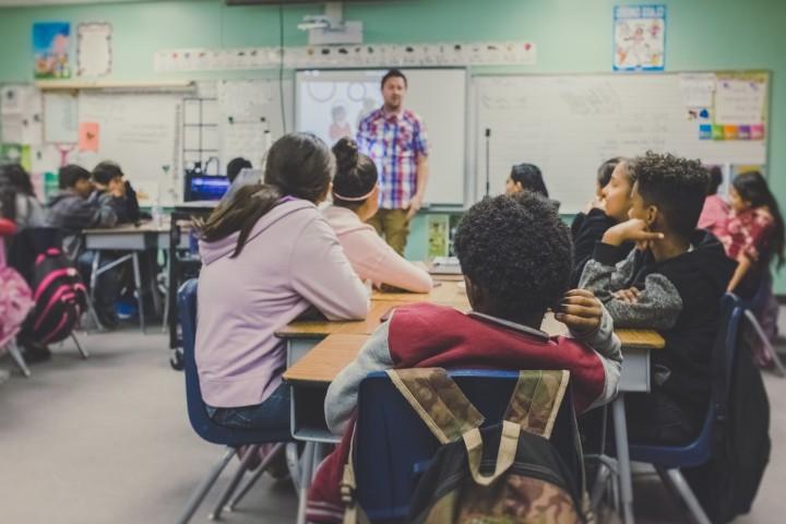 High School classroom