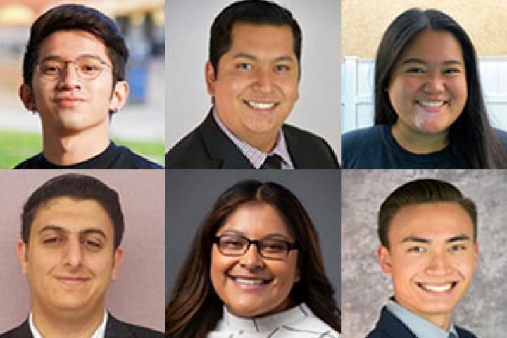 six smiling student headshots