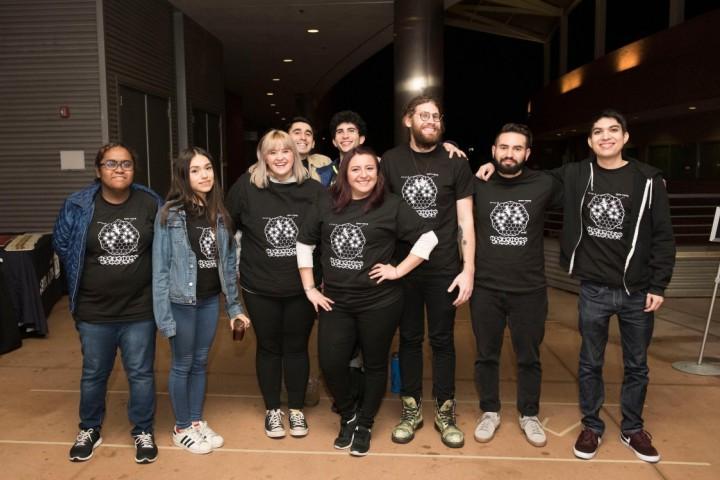 Group of students posing